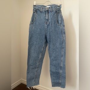 OAK + FORT HIGH WAISTED DENIM